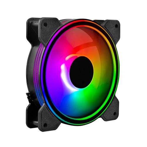 Kit 3 Ventiladores de 120mm ARGB Balam Rush Eolox Blaze EX50K Velocidad: 1500 Rpm Flujo de aire: 28.76 CFM -