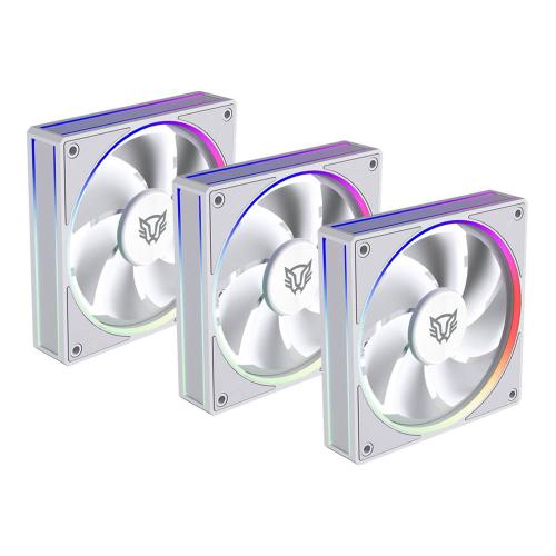 Kit 3 Ventiladores 120mm EOLOX BORA EXB85 Balam Rush Azender Series Velocidad: 600-1800 Rpm - Nivel de ruido 28DB