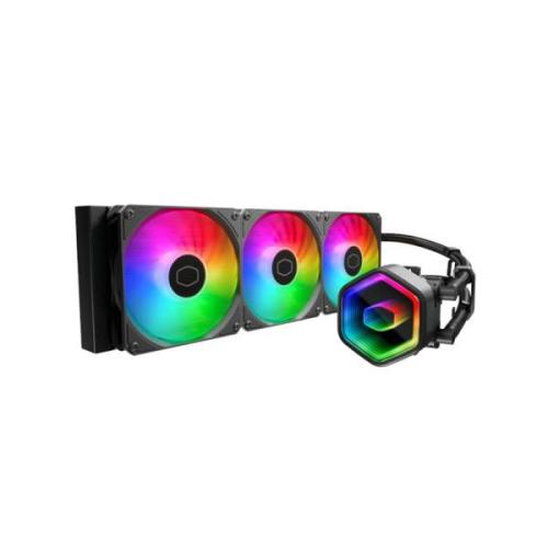 Enfriamiento Liquido Cooler Master Masterliquid 360 Core II ARGB (MLW-D36M-A18PA-R1)Socket Intel LGA 1851/1700/1200/1151/1150/1156 AMD AM5/AM4/AM3+/AM3 -