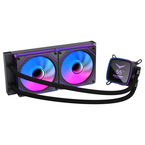 NACEB ENFRIAMIENTO LIQUIDO BOREAL 240MM PANTALLA DIGITAL ARGB NEGRO NA-0655N -
