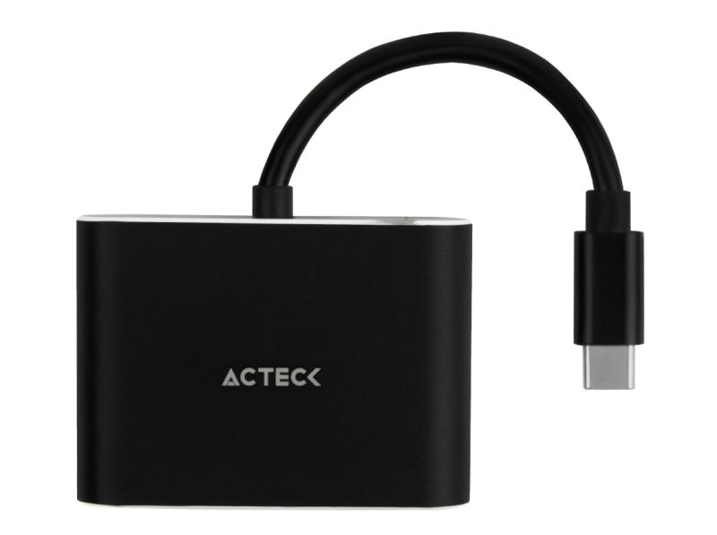 Imagen 1 del producto “Adaptador USB-C a HDMI + VGA Shift Plus AV420 Acteck - ”