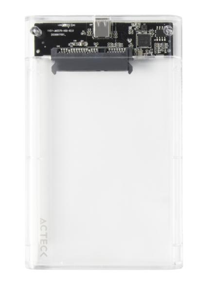 Imagen 1 del producto “Carcasa Para Disco Duro USB 3.0 ARMOR CLEAR HC430 Acteck - ”
