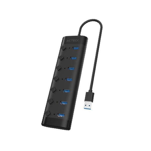 Imagen 1 del producto “Hub USB 3.0 PORT X7 DH470 Acteck Advanced Series HUB  7 en 1 - ”