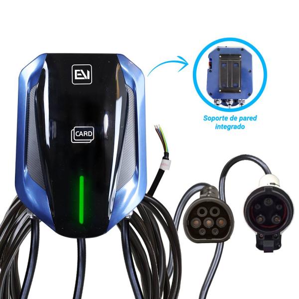 Imagen 1 del producto “CARGADOR DE PARED EV-OMB281 ALTER CONECTOR DUAL TIPO 1 Y TIPO 2 CON ENTRADA/SALIDA 120-240VCA POTENCIA MAX 7.6 KW IP54 - SIN PLUG DE CORRIENTE ELECTRICA ”