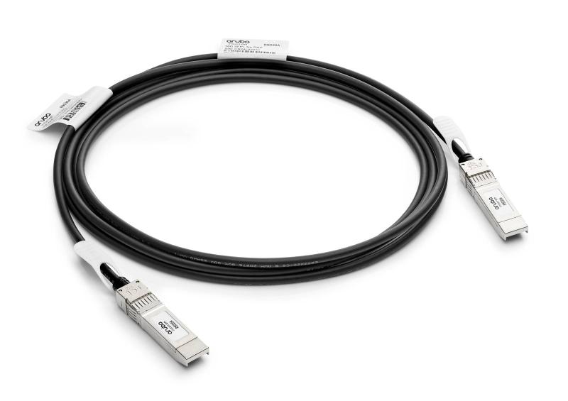 Imagen 1 del producto “Cable de conexión directa (DAC) HPE Networking Instant On 10 Gbit/s de SFP+ a SFP+ - 3 m (R9D20A) ”
