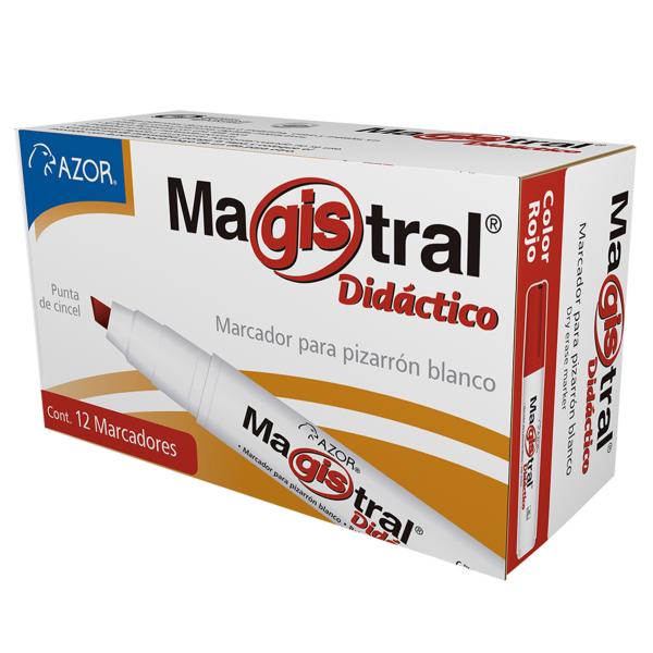 Imagen 1 del producto “Marcador Magistral Azor 8350RO paquete de 12 piezas - Rojo ”