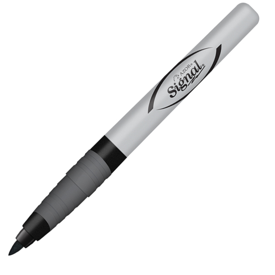 Imagen 1 del producto “Marcador Permanente AZOR SIGNAL 30001 Negro. Punto Fino. Paquete con 12 Piezas. - ”