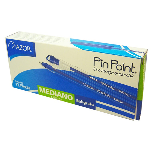 Imagen 1 del producto “Pluma PINPOINT AZOR 6830AZ - azul 1 mm C/12 ”