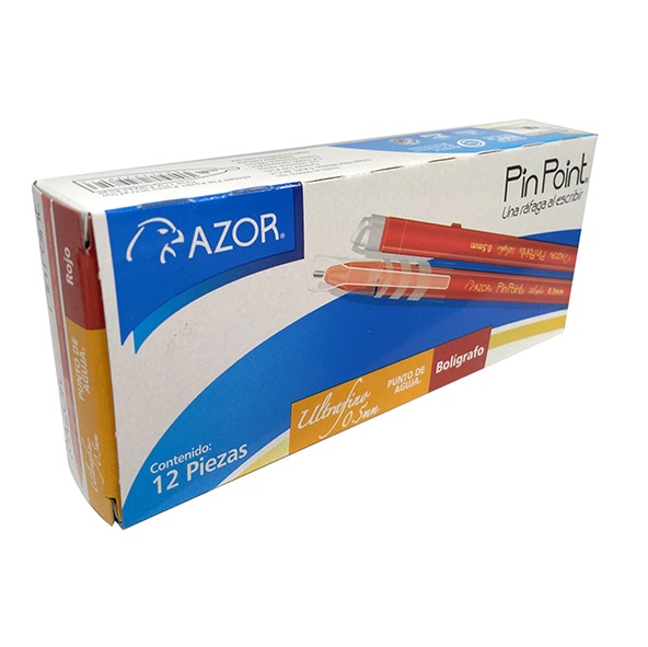 Imagen 1 del producto “Pluma PINPOINT AZOR 6840RO - Rojo  0.5 C/12 ”