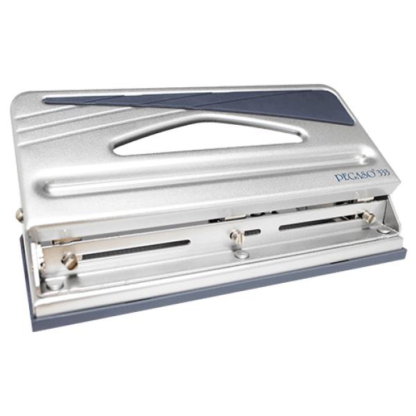 Imagen 1 del producto “Perforadora Pegaso gris 333 perfora hasta 30 hojas de 75grs - ”