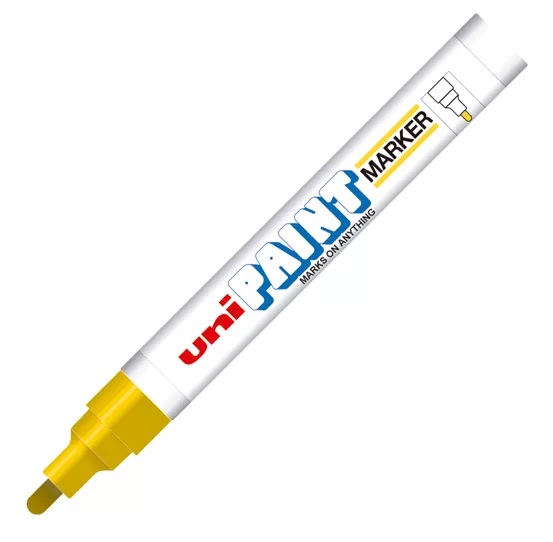 Imagen 1 del producto “Marcador  UNI PAINT PX20AM - Amarillo, venta individual. ”