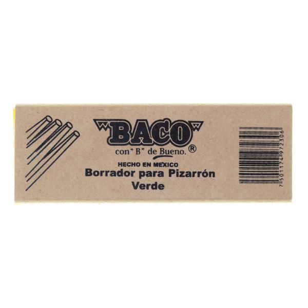 Imagen 1 del producto “Borrador Baco de Madera GS022/72306 para pizzaron de color blanco y verde - ”