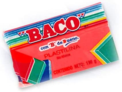 Imagen 1 del producto “Plastilina Baco Maqueta 180 gramos color Rojo PL006 no. 54 - ”