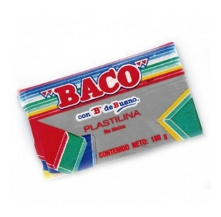 Imagen 1 del producto “Plastilina Baco Maqueta 180 gramos color Gris obscuro PL091 - ”