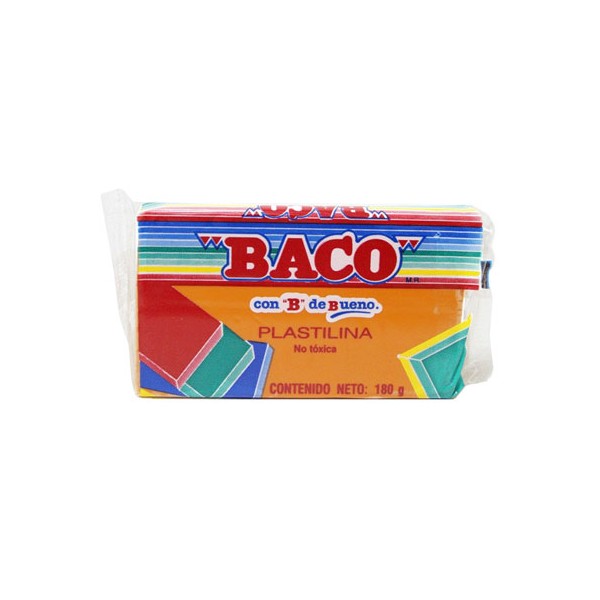 Imagen 1 del producto “Pastilina BACO Naranja PL004 0.18 Kg Pz - ”