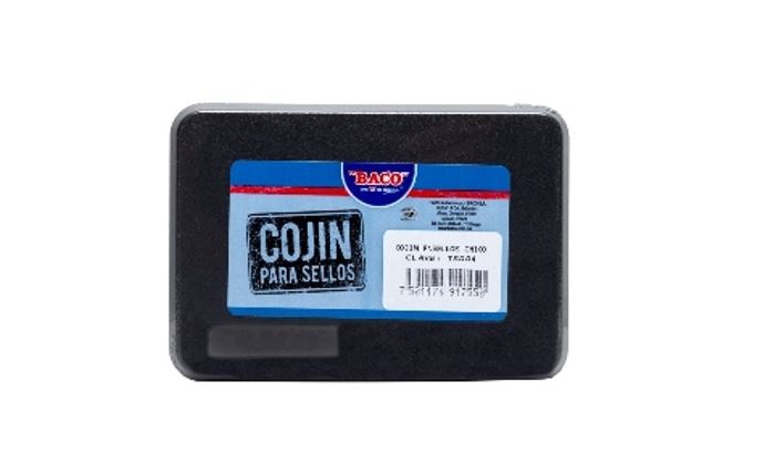 Imagen 1 del producto “Cojín para Sellos Baco Tamaño Chico Cuerpo de Plástico Sin Tinta con Clave 17550 - ”