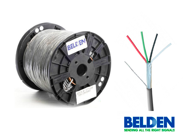 Imagen 1 del producto “Cable para seguridad y sonido BELDEN 5501UE - 305 m, Gris, Interior, 100  Cobre ”