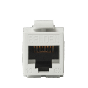 Imagen 1 del producto “Conector Jack RJ45 CAT6A BELDEN AX102282 - RJ-45, Blanco, Cat 6a ”