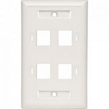 Imagen 1 del producto “Placa de Pared BELDEN AX102249 - 4 Puertos KeyConnect ”