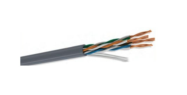 Imagen 1 del producto “Bobina UTP CAT5e para interior - 4 pares, 24 AWG, bobina de 305 mts, 100  cobre, condumex 66445632, color gris ”