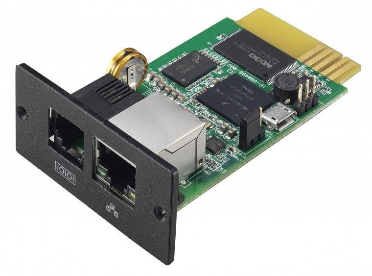 Imagen 1 del producto “Tarjeta interna de monitoreo CDP SNMPTXWEBPRO tarjeta SNMP Web Pro de montaje en slot interno - protocolo V para UPO11, UPO22, UPO33-HM3AX ”