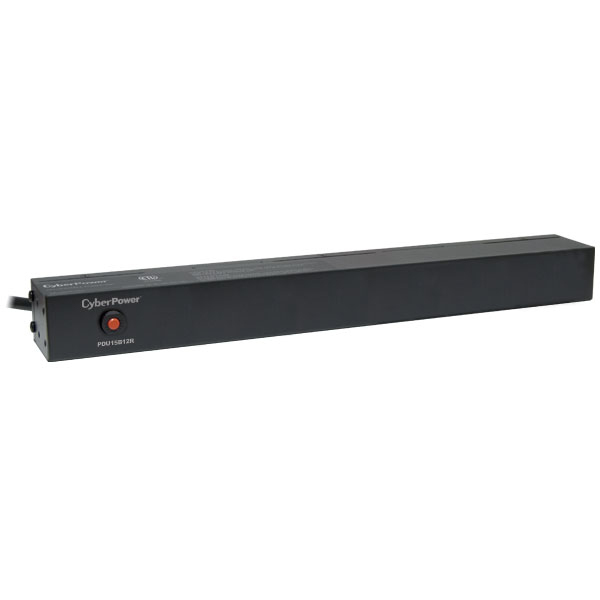 Imagen 1 del producto “PDU CYBERPOWER PDU15B12R - Voltaje 100 - 120 Protección contra sobrecargas, Soportes de montaje ajustables ”