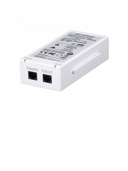 Imagen 1 del producto “DAHUA PFT1200 - Inyector Hi-Poe Midspan Gigabit/ Soporta PoE/PoE+/ Soporta Hi-PoE 60 Watts para PTZ/ Indicadores Led de Status/ Funciona con Extensor: - ”