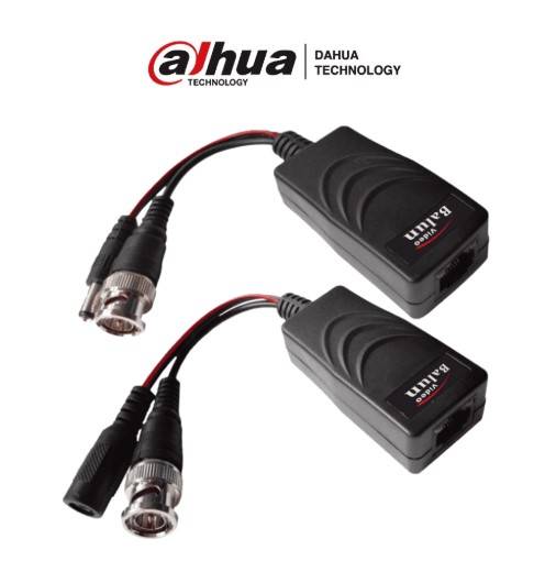 Imagen 1 del producto “DAHUA PFM802 - Par de Transceptores Pasivos 4 Megapíxeles para Video y Energía/ Distancia de Hasta 150 M/ Voltaje de Entrada de 12v/Cableado por RJ-45 - ”