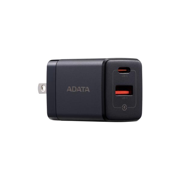 Imagen 1 del producto “Cargador de pared ADATA - 35W, Admite los estándares de carga rápida PD3.0 y QC 3.0 . Color NEGRO, CHARGERU-0352-QCPDBK ”