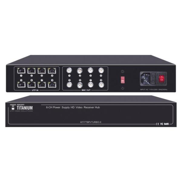 Imagen 1 del producto “TRANSCEPTOR EPCOM  4K 1*Receptor Activo 8 Canales - ”