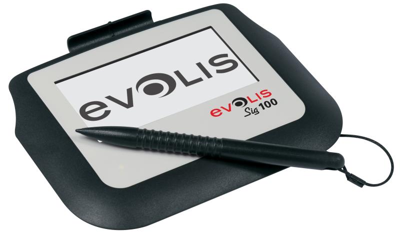Imagen 1 del producto “Digitalizador de Firm EVOLIS SIG100 - Negro, Color blanco, LCD, Si, Windows, Linux y SDK ”