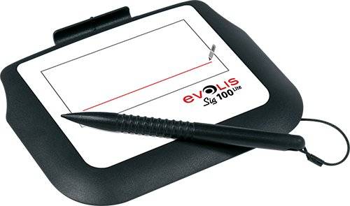 Imagen 1 del producto “Digitalizador de Firma EVOLIS SIG100 LITE (ST-LTE105-2-UEVL) PAD de firmas con revestimiento de superficie de policarbonato resistente (sin pantalla) - ”