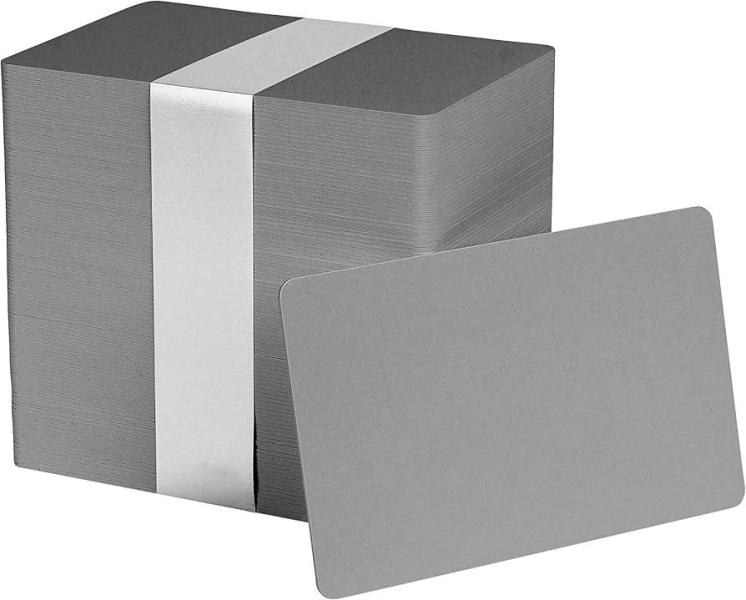 Imagen 1 del producto “TARJETA PVC PLATA PAQ/500 IDM-PVCB30M - ”