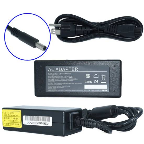 Imagen 1 del producto “Cargador / Adaptador para Laptop GENERICO AC-DELL-65W de 65W 19.5V 3.34A (4.5*3.0) - ”