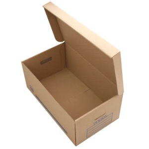 Imagen 1 del producto “Caja Archivo GEO 004 - Tamaño Carta. Medidas Extendida 134.9 ancho x 120.3 largo cm Paca con 20 Piezas ”