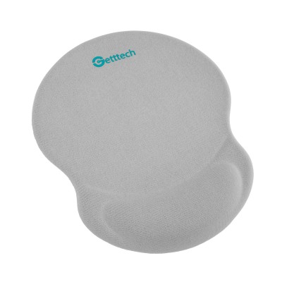 Imagen 1 del producto “GETTTECH MOUSEPAD DE GEL SUAVE COLOR GRIS - SE ADAPTA A LA CURVA DE LA MUÑECA Y MANO, RECUBRIMIENTO TELA SUAVE, BASE DE POLIURETANO, GGD-STD-01-GY ”