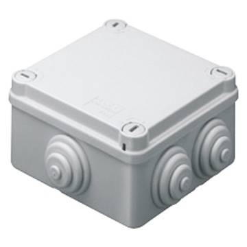 Imagen 1 del producto “Caja Estanca de PVC Para Derivación y Conexión - 6 Entradas, Tapa con Tornillo de 1/4