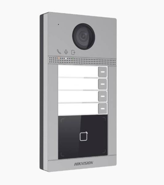 Imagen 1 del producto “Videoportero IP 2 Megapixel / Llamada y Apertura Remota desde App Hik-Connect / PoE / Exterior IP65 + Antivandalico IK08 - ”