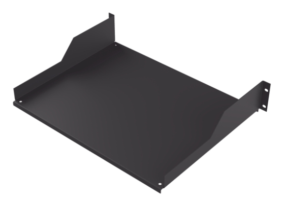 Imagen 1 del producto “Charola para Soportar Equipos en Rack de 19 in - Profundidad de 34 cm, Color Negro, 2U ”