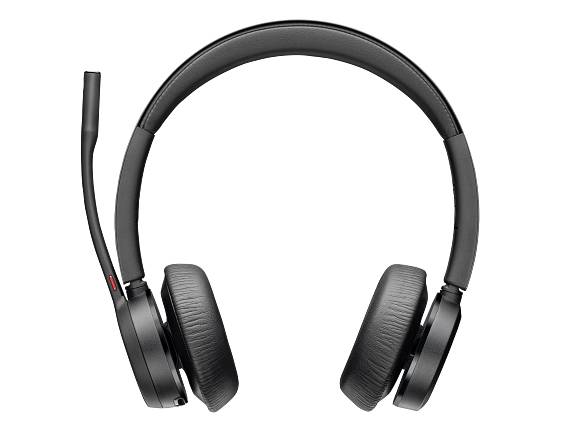 Imagen 1 del producto “HP Poly Voyager 4320 (77Y98AA). Auriculares  inalámbricos biaurales con tecnología Bluetooth 5.2. USB-A + Dongle BT700 - Cancelación de ruido, Carga rapida. ”