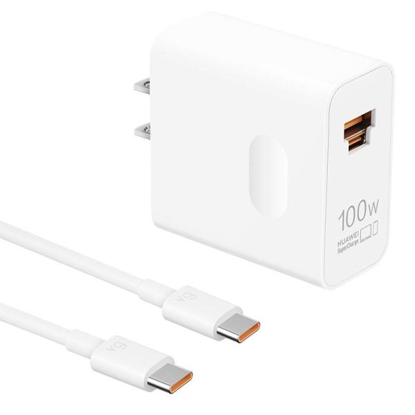 Imagen 1 del producto “55037867 HUAWEI Cargador Super Max 100W (Para Teléfonos y PC). Carga rápida de 100 W | Puerto combinado USB-A/C. - ”