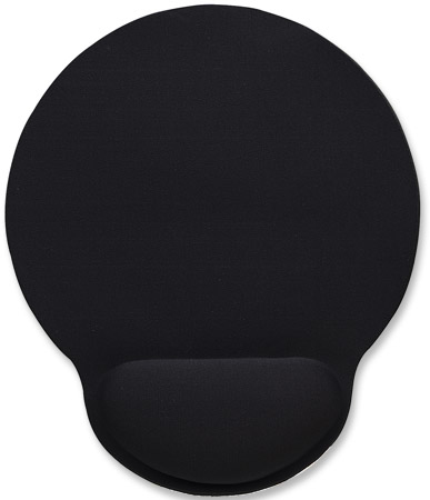 Imagen 1 del producto “434362 Mouse Pad con Descansa Muñecas - el material de gel promueve la posición adecuada de la mano y la muñeca, Color negro ”