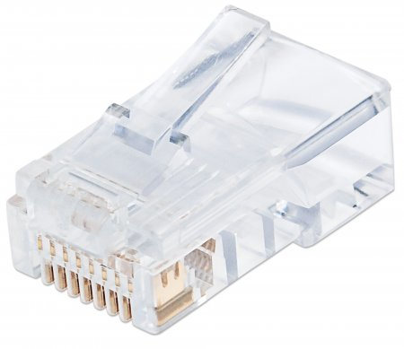 Imagen 1 del producto “Plug Cat5e INTELLINET 790512 - Transparente ”