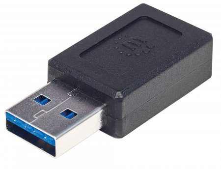 Imagen 1 del producto “354714 Adaptador de USB-A a USB-C con Súper Velocidad 10 Gbps - Negro. ”
