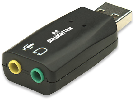 Imagen 1 del producto “150859 Adaptador de Audio 3-D USB de Alta Velocidad; Mejoran el acceso y la calidad del audio. - ”
