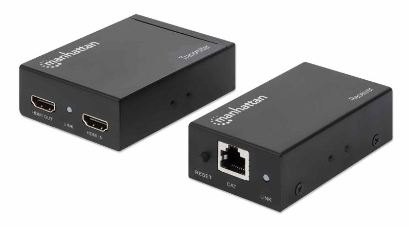 Imagen 1 del producto “Kit extensor de HDMI sobre Ethernet MANHATTAN 207584 - Negro ”