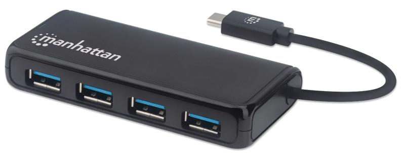 Imagen 1 del producto “164924 HUB USB-C 3.2 Gen 1 de 4 puertos USB-A - ”