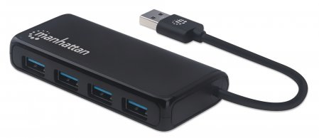 Imagen 1 del producto “164900 Hub USB 3.2 Gen 1 de 4 puertos USB-A  USB 3.2 Gen 1. Alimentación por Bus - no es necesaria una fuente de alimentación externa. ”
