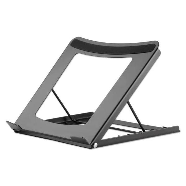 Imagen 1 del producto “462129 Soporte ajustable para laptops y tabletas para dispositivos de 10 pulgadas a 15.6 pulgadas y hasta 5 kg - plegable en cinco posiciones, negro ”
