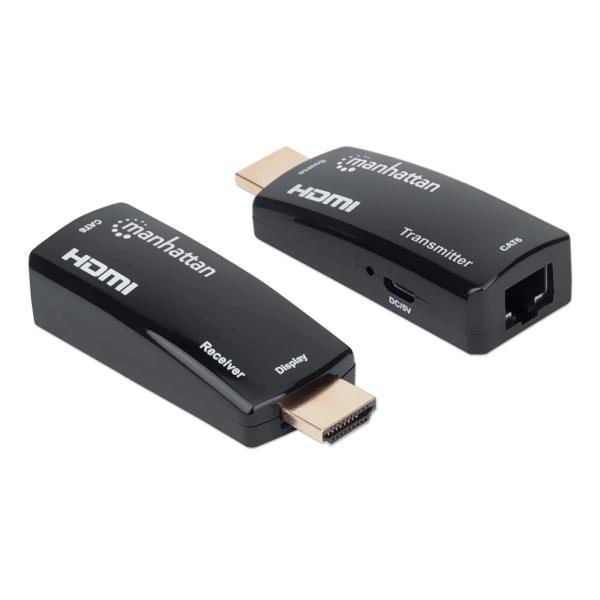 Imagen 1 del producto “207539 Kit Extensor compacto de HDMI sobre Ethernet. Extiende una señal HDMI hasta 60 m usando un cable Ethernet Cat6 - ”